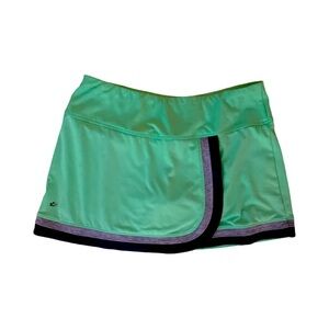 Bolle Skort - M green , gray , black , polyester spandex